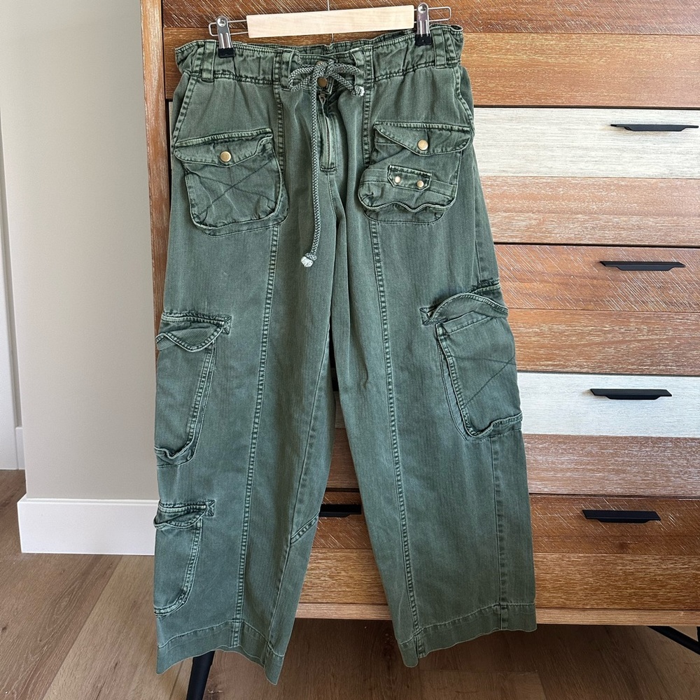 Free people Tahiti cargo pants